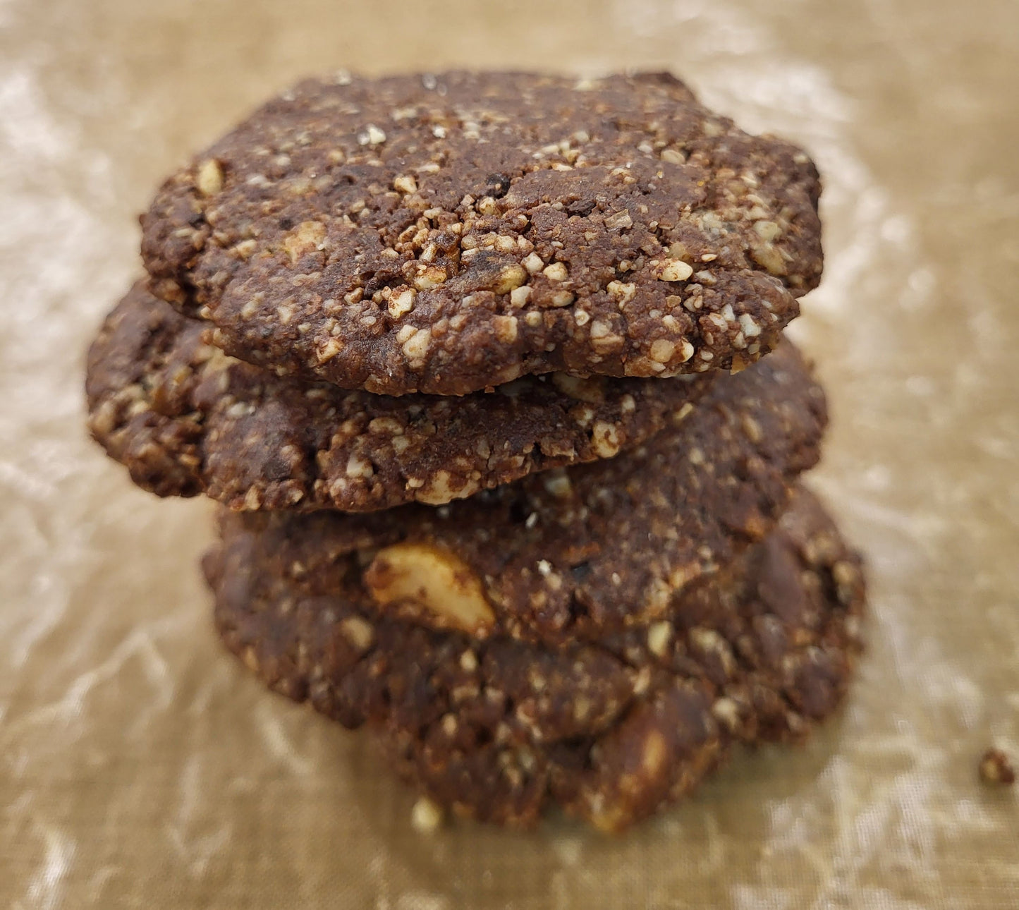 Double cacao cookies