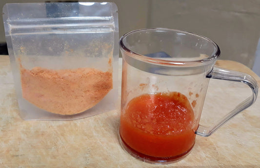 Papaya+carrot  Detox powder mixture